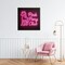 Stupell Industries Pink Pony Club Neon Canvas, design by Grotto Studios